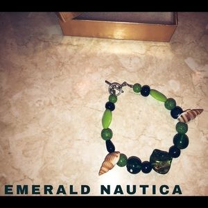 Homemade Bracelet: Emerald Nautica